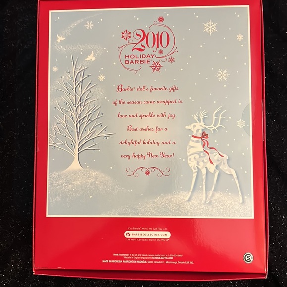 HOLIDAY BARBIE 2010 - Picture 4 of 6